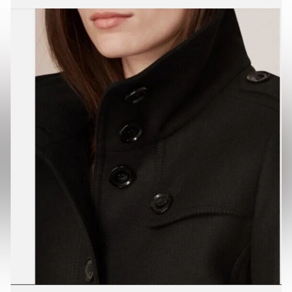 🇬🇧BURBERRY BRIT wool/cashmere blend winter trench coat - Picture 5 of 16